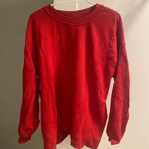 Lululemon cherry red crewneck